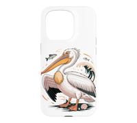 Custodia per iPhone 15 Pro American White Pelican Sea Bird Birder