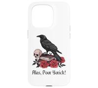 Custodia per iPhone 15 Pro Amleto Shakespeare Gioca Citazione Ahimè, Povero Yorick!