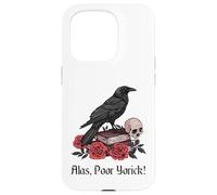 Custodia per iPhone 15 Pro Amleto Shakespeare Gioca Citazione Ahimè, Povero Yorick!