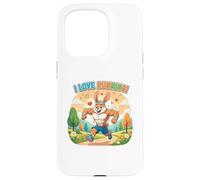 Custodia per iPhone 15 Pro Amo correre Healthy Rabbitt