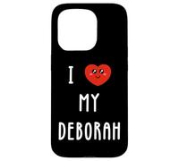 Custodia per iPhone 15 Pro Amo Deborah Nome Divertente