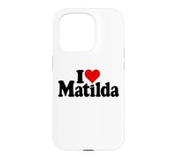 Custodia per iPhone 15 Pro AMO IL CUORE MATILDA TILDA TIL MATTY