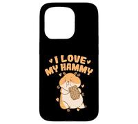 Custodia per iPhone 15 Pro Amo il mio animale domestico Hammy Rodent Hamster