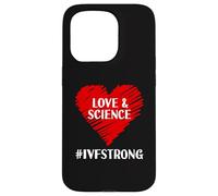 Custodia per iPhone 15 Pro Amore e scienza IVF Forte recupero dell'uovo Infertilità dell'embrione