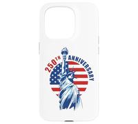 Custodia per iPhone 15 Pro An Amazing 250 Years 1776-2026 Birthday American (White)