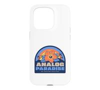 Custodia per iPhone 15 Pro Analog Paradise Go Out And Play (Dichiarazione Digital Detox)