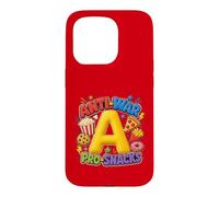 Custodia per iPhone 15 Pro Anti-War Pro-Snacks Funny Peace Food Graphic Rosso