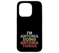 Custodia per iPhone 15 Pro Antonia Name Antonia Personalized Name First Given