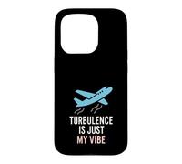 Custodia per iPhone 15 Pro Anxiety Is My Co-Pilot Meme divertente per la terapia di viaggio in aereo