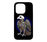 Custodia per iPhone 15 Pro Aquila azteca Messicana Mesoamericana Tribale Antico Maya