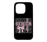 Custodia per iPhone 15 Pro Arco Coquette rosa per laureati senior classe 2027