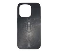 Custodia per iPhone 15 Pro Arte estetica del pugnale mistico Design spirituale