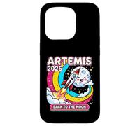 Custodia per iPhone 15 Pro Artemis II 2026 Cute Design for Kids Launch Back to The Moon