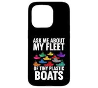 Custodia per iPhone 15 Pro Ask Me About My Fleet Of Tiny Plastic Boats 3D Printing Fun