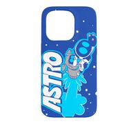 Custodia per iPhone 15 Pro Astro Bot with Dog Rocket Space Exploring Video Game