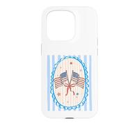 Custodia per iPhone 15 Pro Attraversato bandiere americane Patriotic USA Design