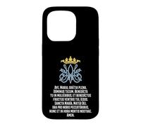 Custodia per iPhone 15 Pro Ave Maria Preghiera Messa Latina Ave Maria Piena Di Grazia