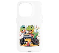 Custodia per iPhone 15 Pro Avevo sei anni ora sono sette dinosauri 67 Meme 7th Birthday Boys