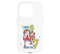 Custodia per iPhone 15 Pro Avevo sei anni ora sono sette unicorni 67 meme 7th Birthday Girl