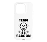Custodia per iPhone 15 Pro Baboons Animals Funny Little Baby Monkey team Baboon