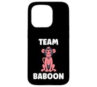Custodia per iPhone 15 Pro Baboons Animals Funny Little Baby Monkey team Baboon