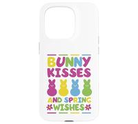 Custodia per iPhone 15 Pro Baci da coniglio e auguri di primavera