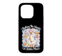 Custodia per iPhone 15 Pro Baking The World A Better Place Cute Goose Pun Bake Design
