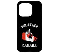 Custodia per iPhone 15 Pro Bandiera del Canada Distressed Whistler Pride