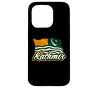 Custodia per iPhone 15 Pro Bandiera del Kashmir Patriotic AJK Uomini Donne Bambini Azad Kashmir