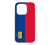 Custodia per iPhone 15 Pro Bandiera del Liechtenstein