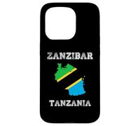 Custodia per iPhone 15 Pro Bandiera della Tanzania Distressed Zanzibar Pride