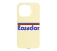 Custodia per iPhone 15 Pro Bandiera Ecuador retrò giallo ecuadoriano