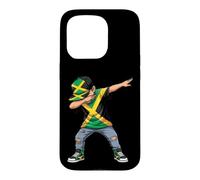 Custodia per iPhone 15 Pro Bandiera giamaicana Dab Pose Caribbean Pride