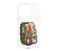 Custodia per iPhone 15 Pro Bandiera Italia Firenze Duomo Donna Labbra Graphic Design Firenze