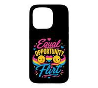 Custodia per iPhone 15 Pro Bandiera pansessuale per pari opportunità Flirt