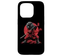 Custodia per iPhone 15 Pro Barboncino Papà Carino Anime Giapponese Roba Samurai Cane Ninja