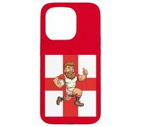 Custodia per iPhone 15 Pro Barrelling Forward, divertente eroe del rugby inglese