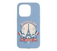 Custodia per iPhone 15 Pro Bastille Day 14 Juillet 1789 Celebrazione francese