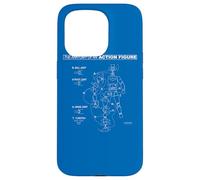 Custodia per iPhone 15 Pro Batman Action Figure Anatomy