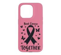 Custodia per iPhone 15 Pro Battere il cancro insieme Cancro Sostenere la consapevolezza