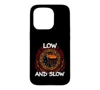 Custodia per iPhone 15 Pro BBQ Pitmaster Low And Slow Offset Smoker Grilling