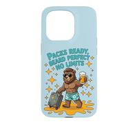 Custodia per iPhone 15 Pro Beard Perfect No Limts Bear Men Trip Summer Confezionato