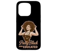 Custodia per iPhone 15 Pro Bella Nero Educato Afro Pin Up Ragazza Melanated