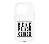 Custodia per iPhone 15 Pro Bene ma non... Antifascista, Bella ciao, resistenza, Italia