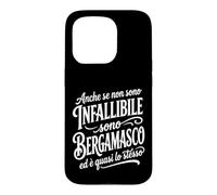 Custodia per iPhone 15 Pro Bergamasco Divertente Orgoglio di Bergamo Frase
