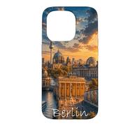 Custodia per iPhone 15 Pro BERLIN, artistically reimagined by #LeoPepeDesign,