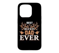 Custodia per iPhone 15 Pro Best Buckin Dad Ever Hunting Hunter Life Adventure Nature