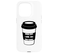 Custodia per iPhone 15 Pro Bevi prima il caffè e poi pagaia in kayak