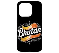 Custodia per iPhone 15 Pro Bhutan Dragon Flag Heritage National Travel