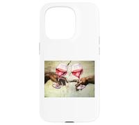 Custodia per iPhone 15 Pro BICCHIERI VINO CAPPELLA SISTINA DIVERTENTE RINASCIMENTALE MICHELANGELO
